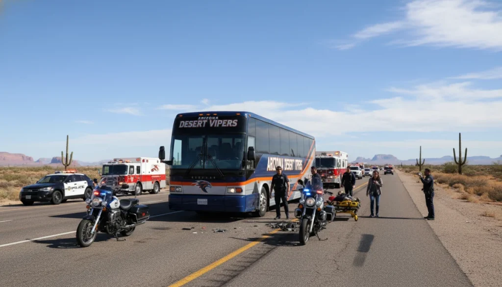 Arizona Yolunda Milli Takım Konvoyunda Beklenmedik Olay